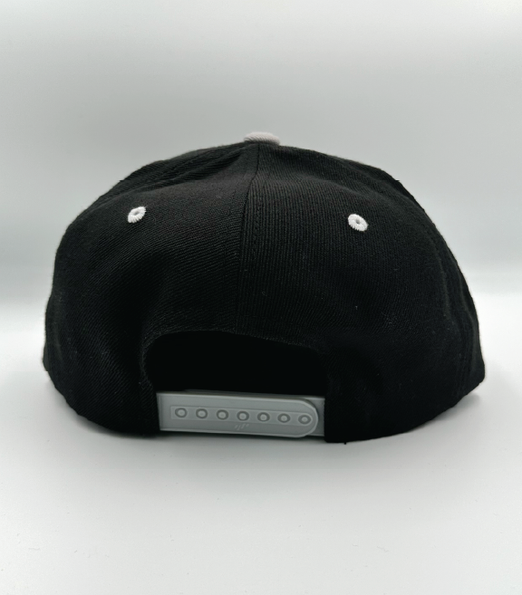 HOC - Premium Flat Bill Snapback - Grey/Black