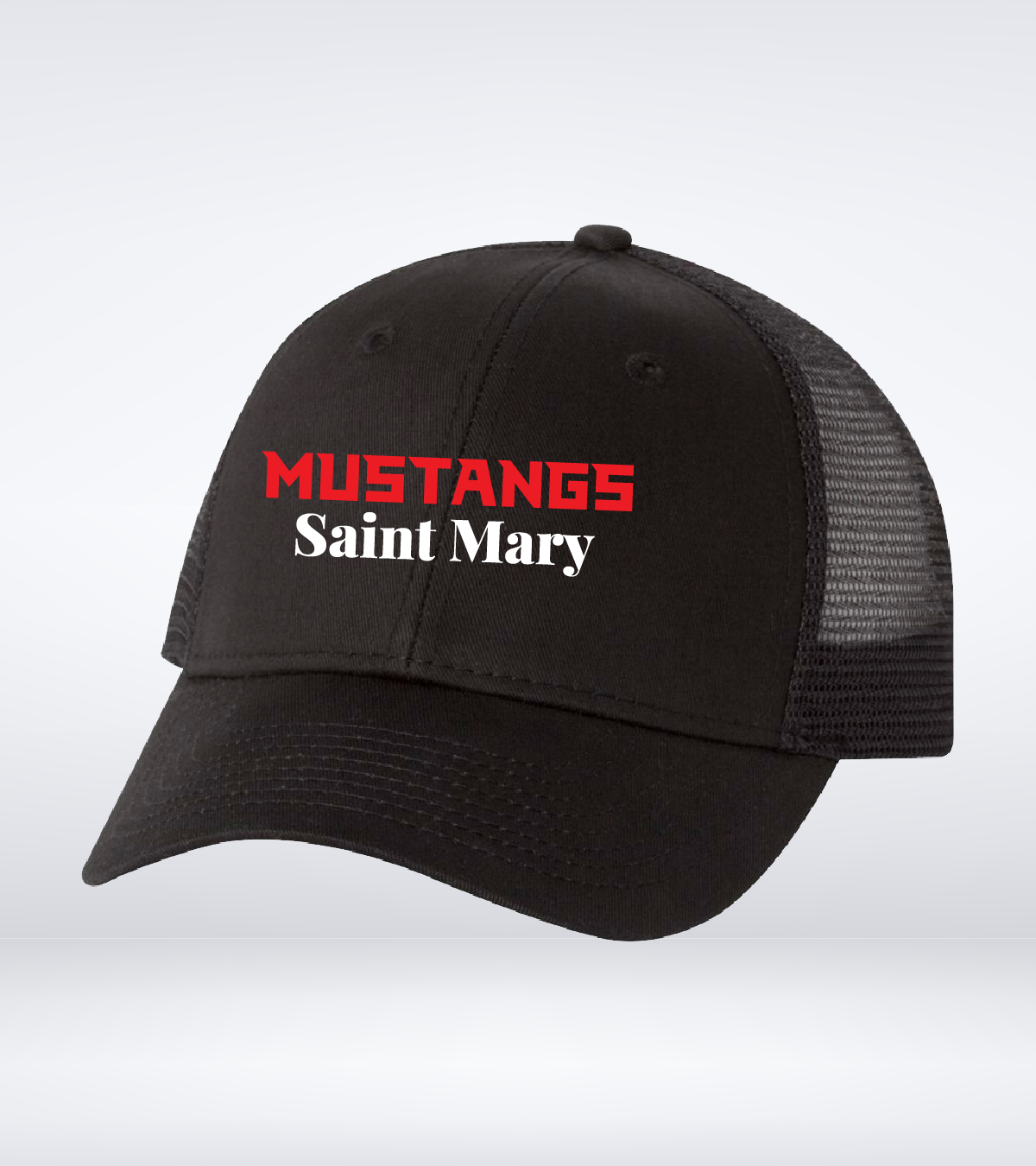 Mustangs - Trucker Hat - Black