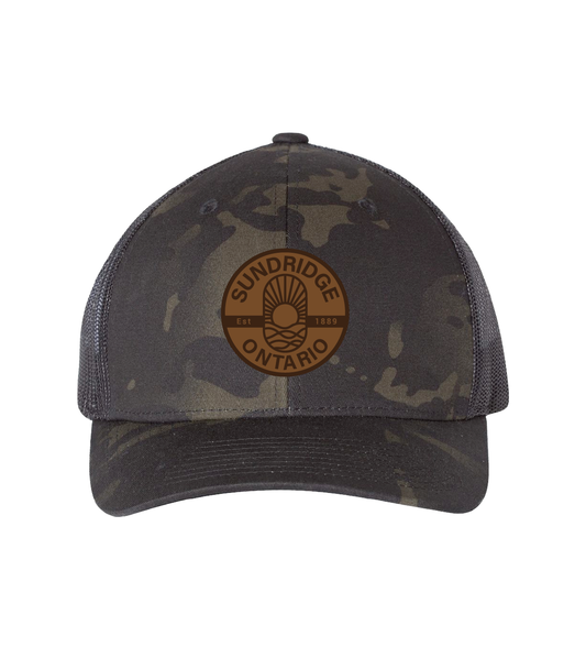 Sundridge Trucker Hat - Black Camo