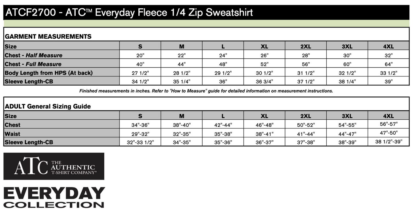 Mustangs - Adult - 1/4 Zip Sweatshirt - Dark Heather