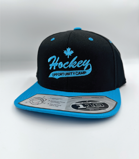 HOC - FlexFit Teal Snapback Hat