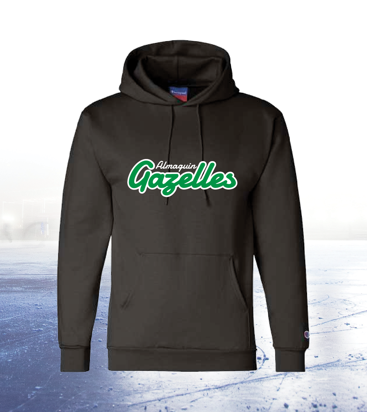 Gazelles - Adult Champion Hoodie - Black