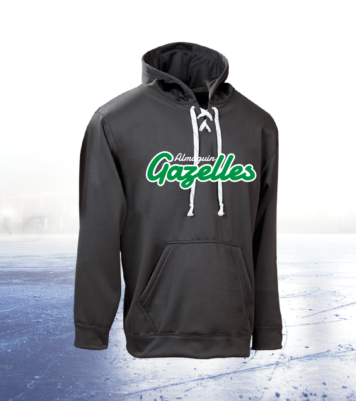 Gazelles - Adult Kobe Dangler Hoodie - Black