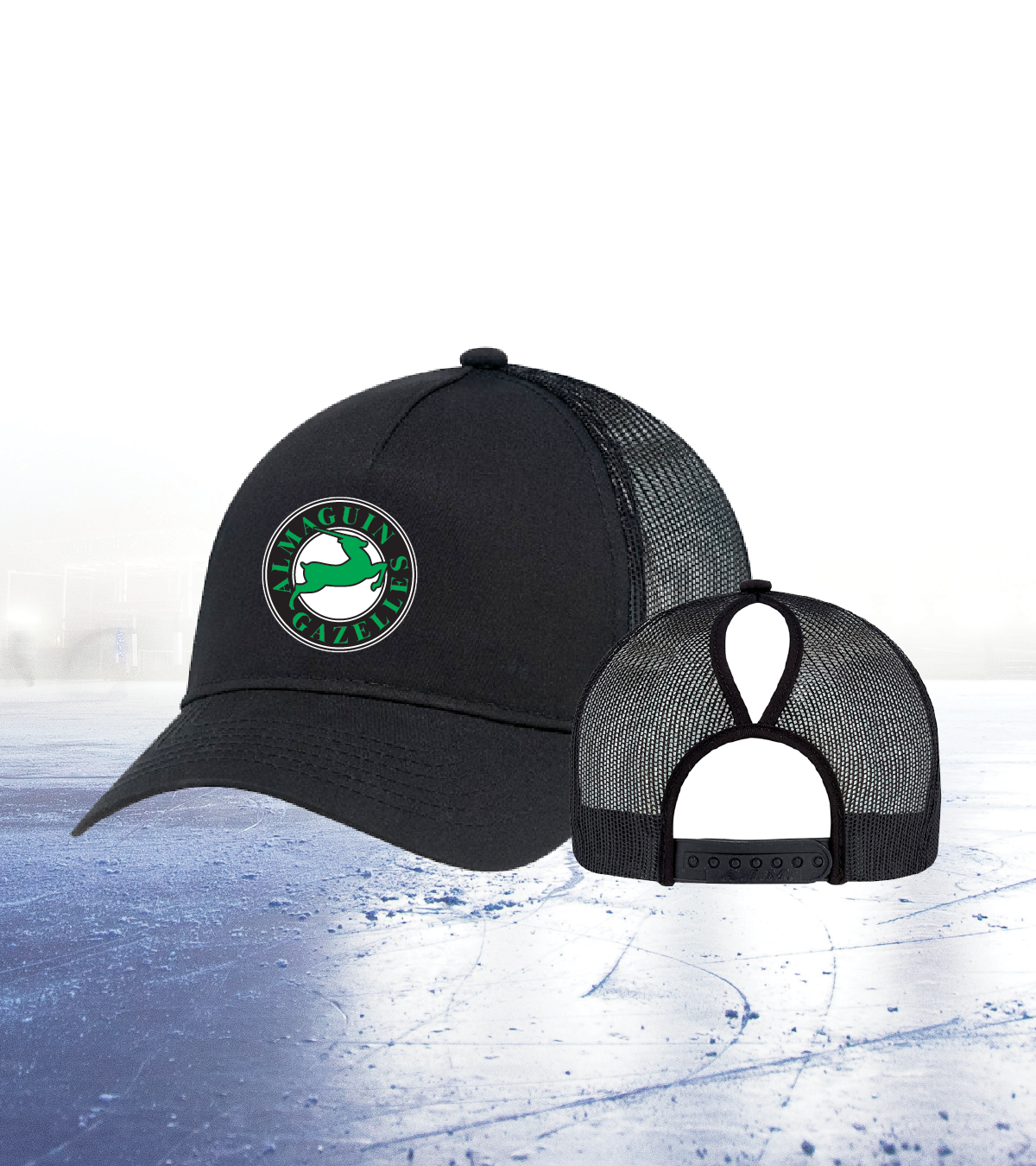 Gazelles - Womens - Ponytail Mesh Back Hat - Black