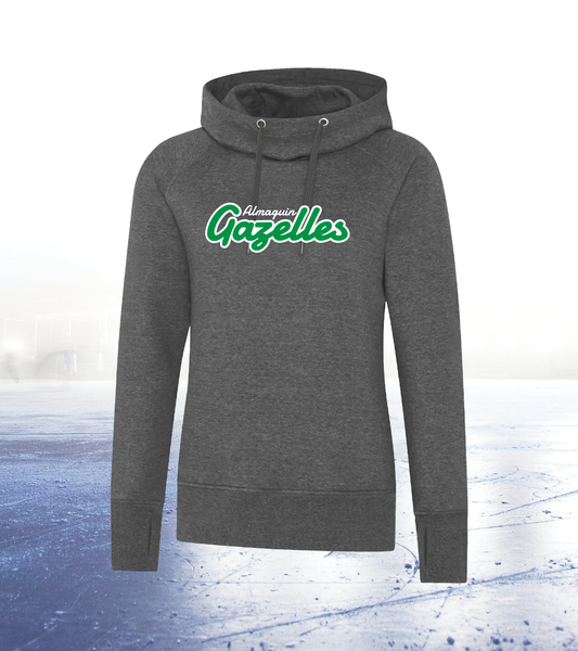 Gazelles - Ladies - Vintage Hoodie - Charcoal Heather