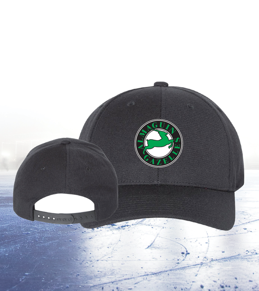 Gazelles - Premium Curved Snapback Hat - Black