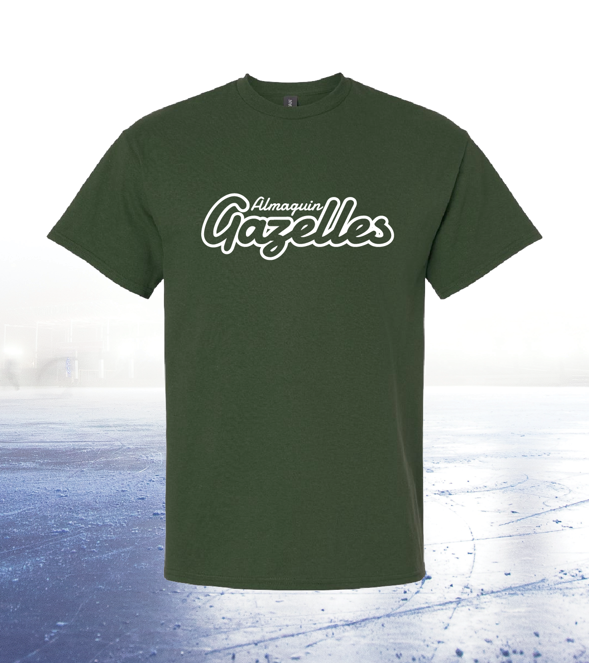 Gazelles - Adult - Cotton T-Shirt - Forest