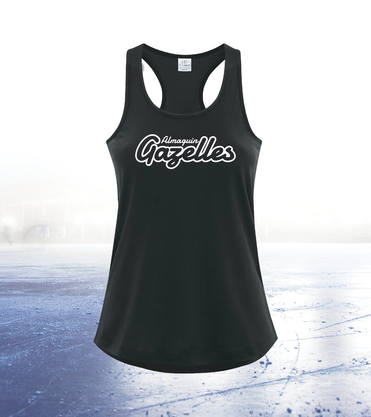 Gazelles - Racerback Ladies Tank - Black