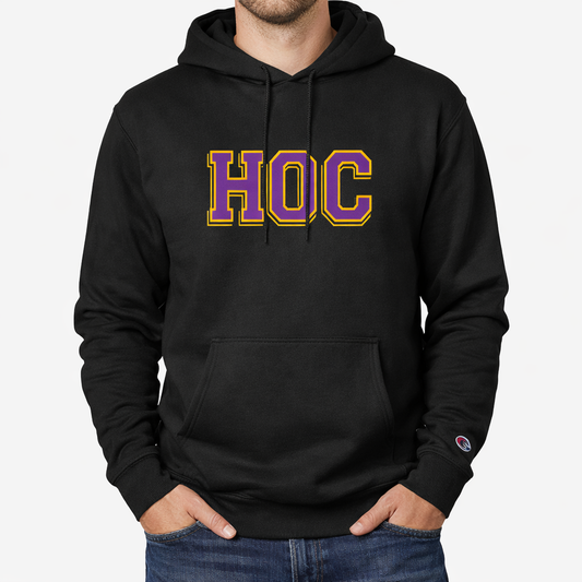HOC - Adult Champion Hoodie - Black
