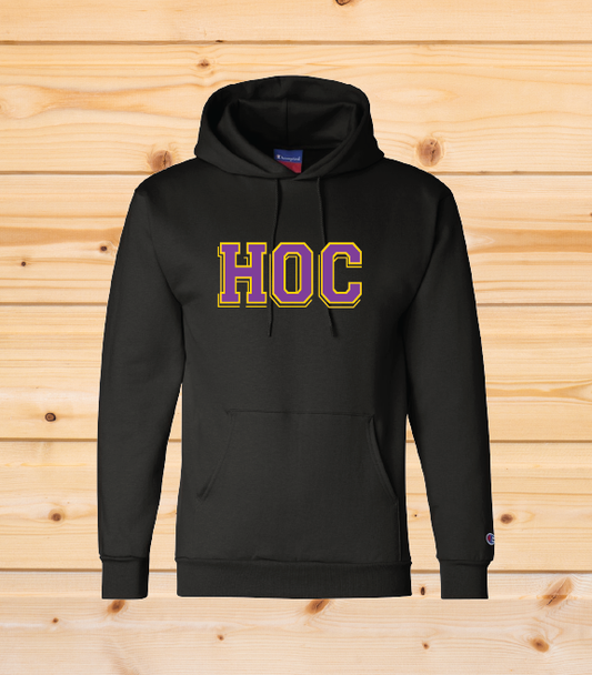 HOC - Adult Champion Hoodie - Black
