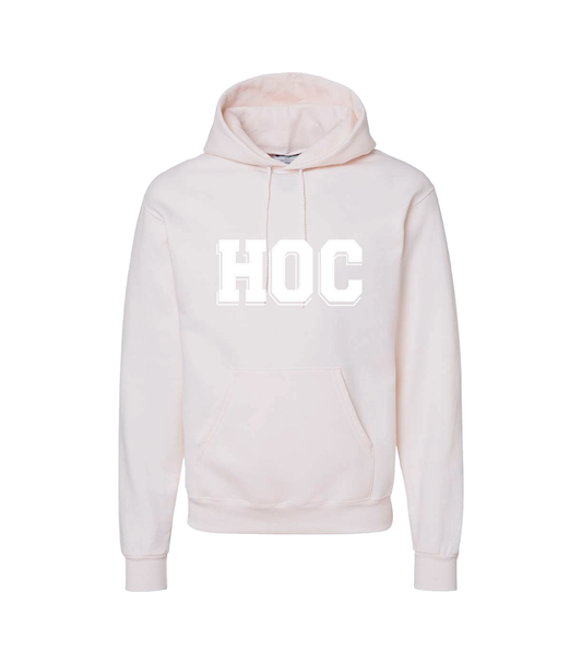 HOC - Adult Champion Hoodie - Body Blush (Wh/Wh)