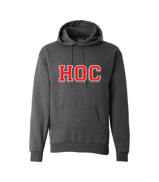HOC - Adult Champion Hoodie - Charcoal Heather