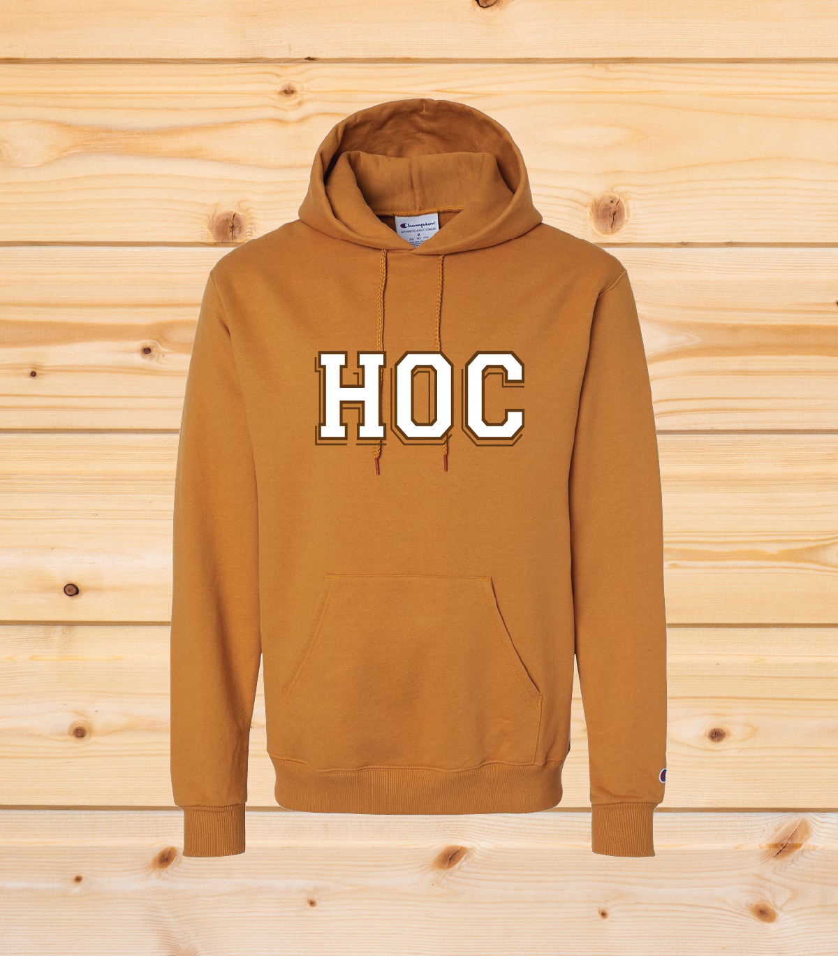 HOC - Adult Champion Hoodie - Gold Glint