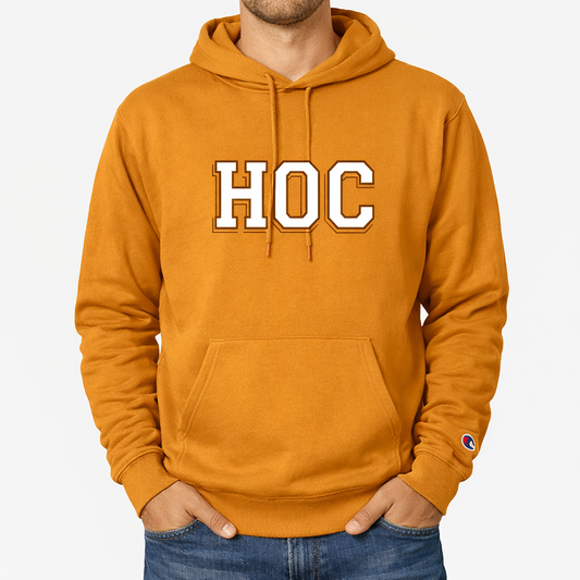 HOC - Adult Champion Hoodie - Gold Glint
