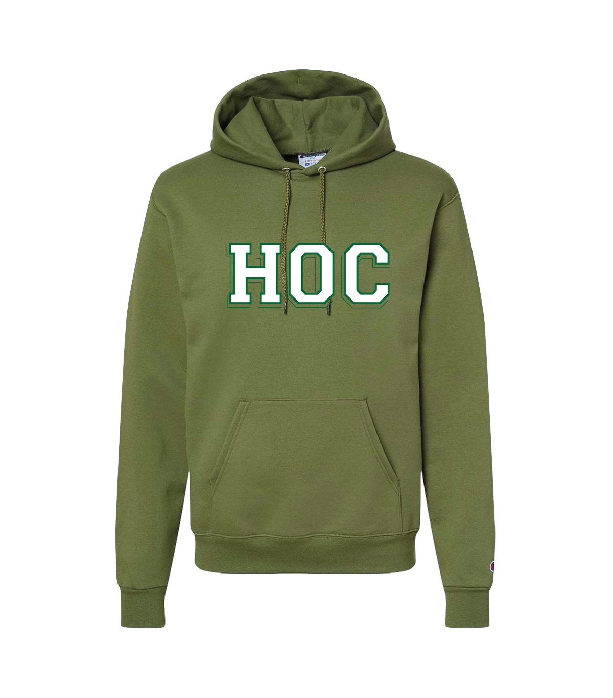 HOC - Adult Champion Hoodie - Fresh Olive