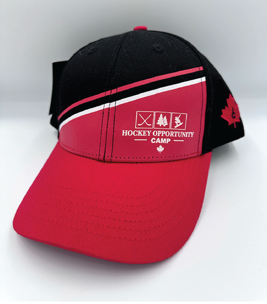 HOC - Black/Red Split Hat