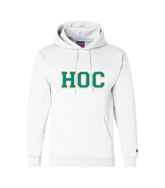 HOC - Adult Champion Hoodie - White