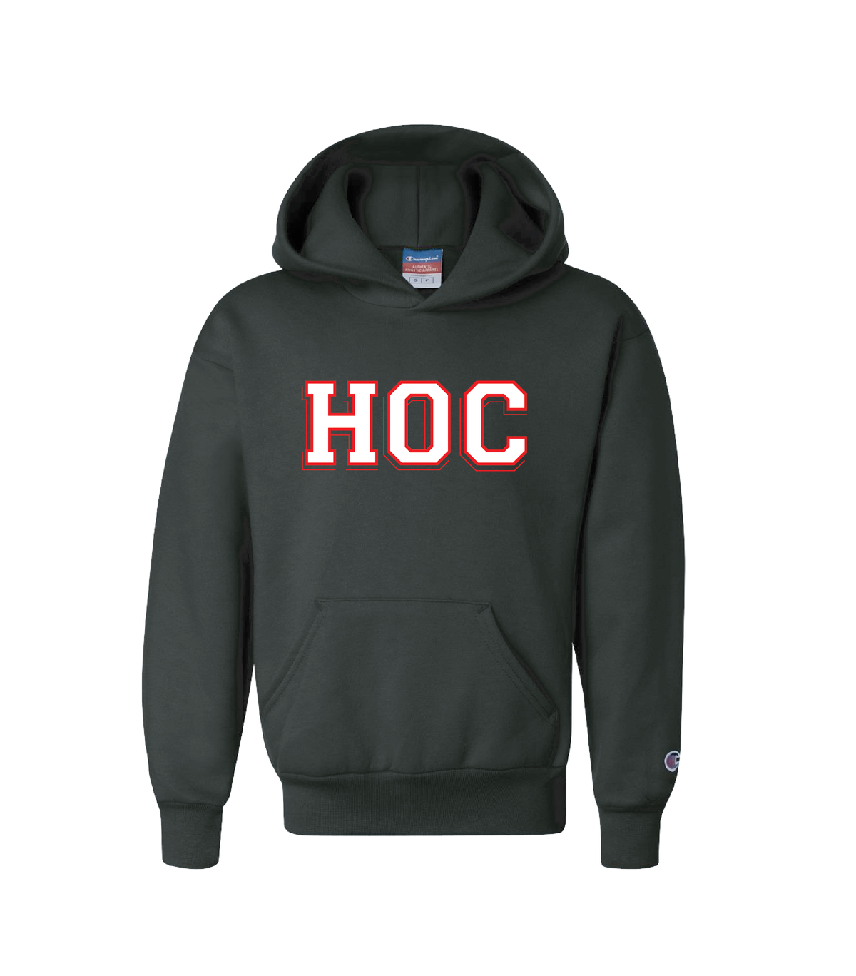 HOC - YOUTH Champion Hoodie - Black