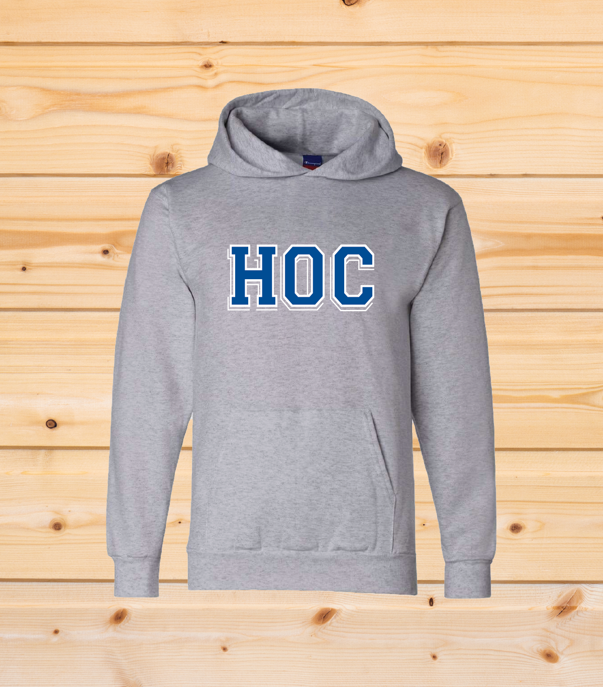 HOC - YOUTH Champion Hoodie - LT Steel