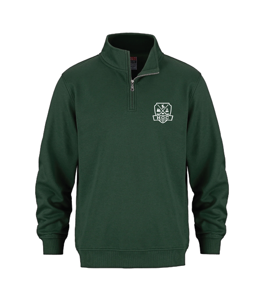 HOC - Adult 1/4 Zip Sweatshirt - Forest