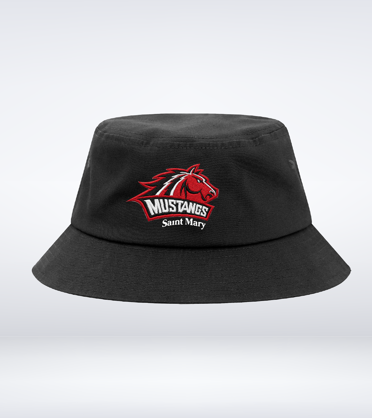 Mustangs - Twill Bucket Hat - Black