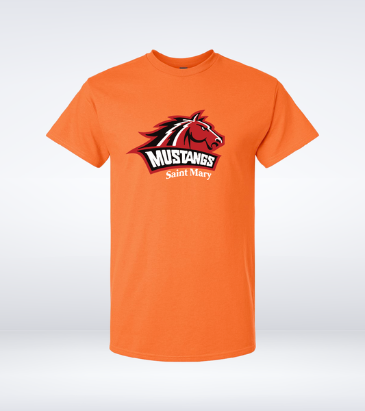 Mustangs - Adult T-Shirt - Orange