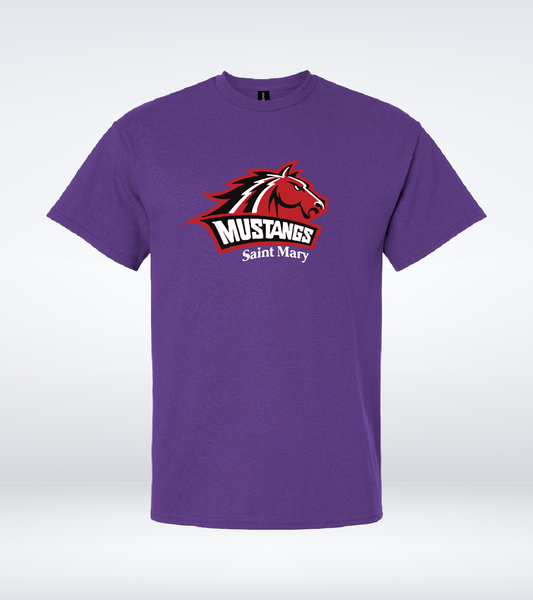 Mustangs - Adult T-Shirt - Purple
