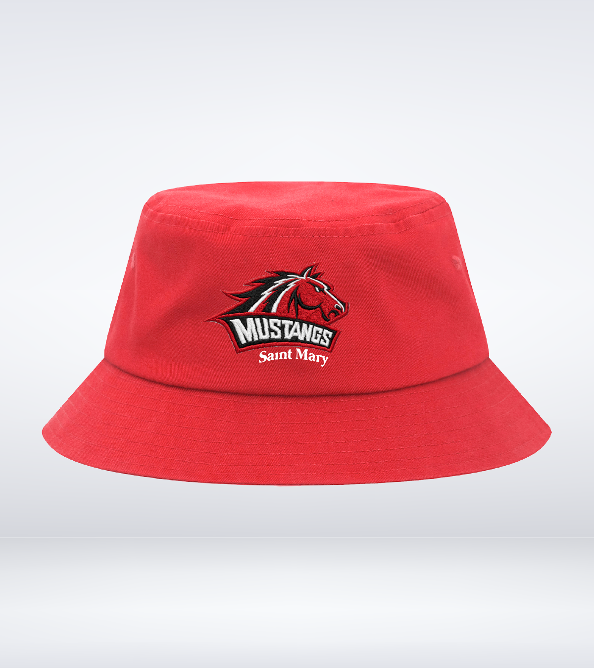 Mustangs - Twill Bucket Hat - Red