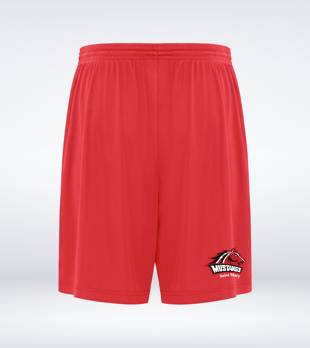 Mustangs - YOUTH - ProTeam Shorts - Red