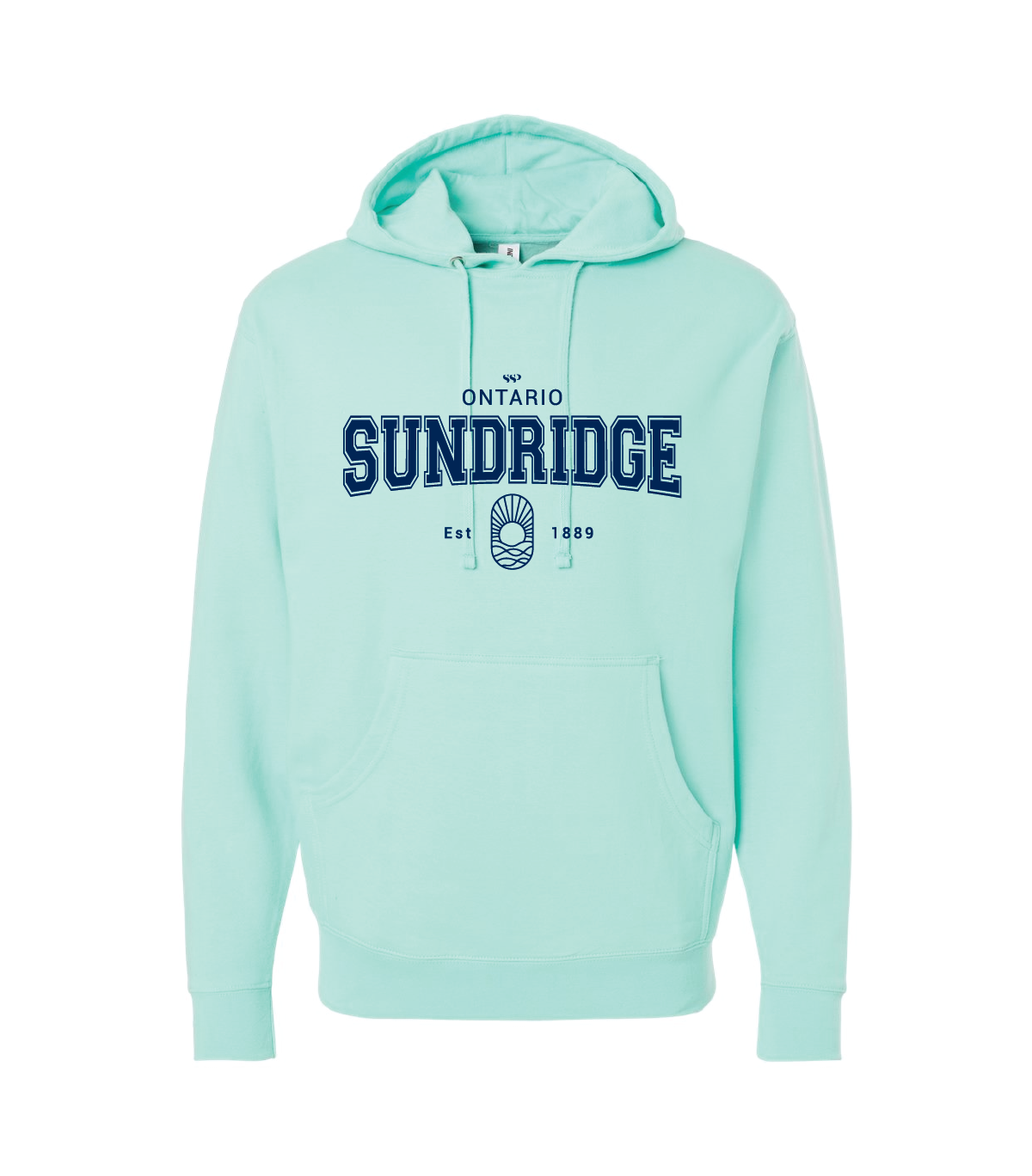 Sundridge Varsity - Mint - Adult Hoodie
