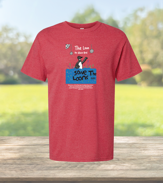 Save Our Loonies - YOUTH T-Shirt - Heather Red