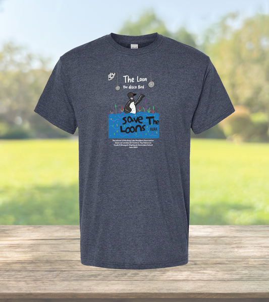 Save Our Loonies - YOUTH T-Shirt - Heather Navy